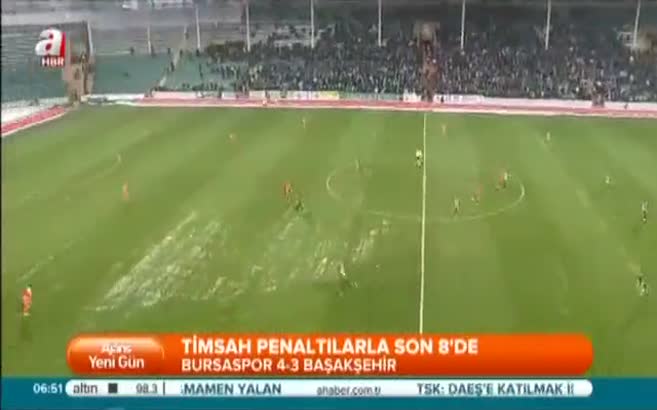 Bursaspor 4-3 Başakşehir (Özet)