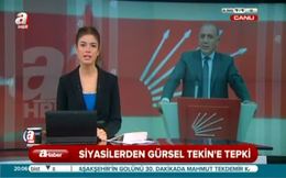 Siyasilerden Gürsel Tekin’e sert tepki!