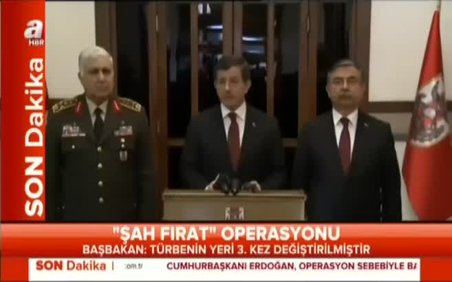 Başbakan Davutoğlu'ndan Süleyman Şah açıklaması