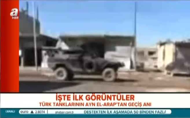 Türk tankları Kobani'de