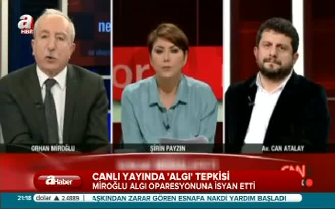 Canlı yayında algı tepkisi!
