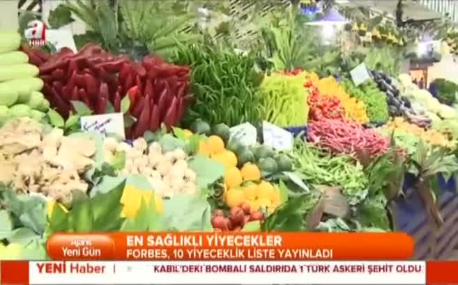 En sağlıklı 10 yiyecek