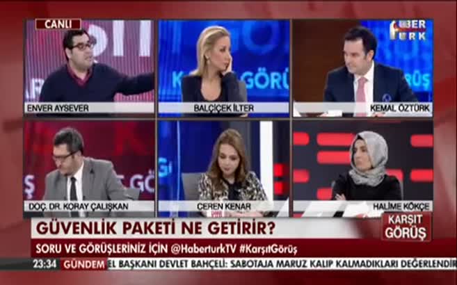 Enver Aysever çıldırttı konuklar yayını terk etti