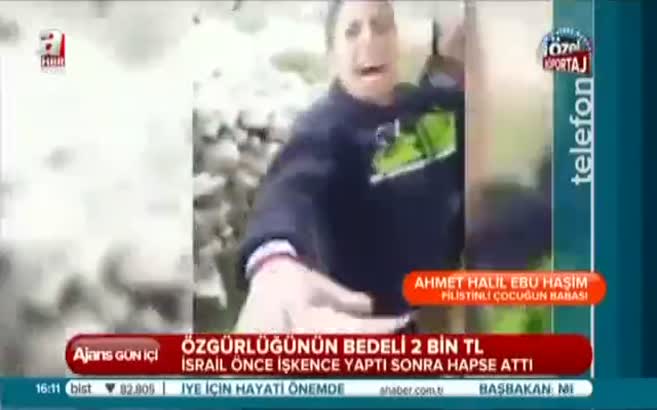 Filistinli çocuğun babası A Haber'e konuştu