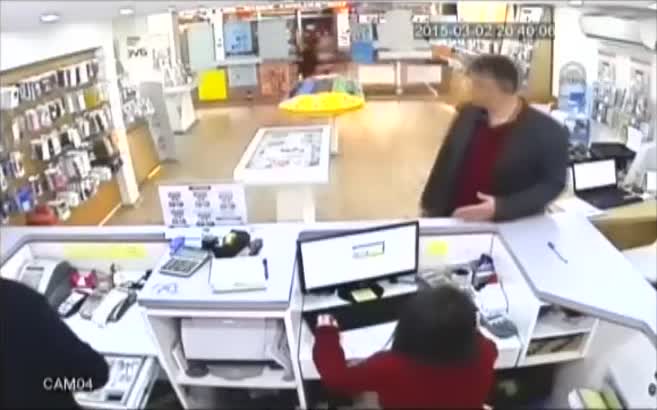 Bursa'da dehşet anları kamerada