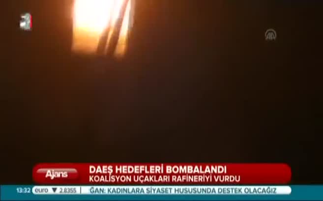 DAEŞ'in rafinerisi vuruldu