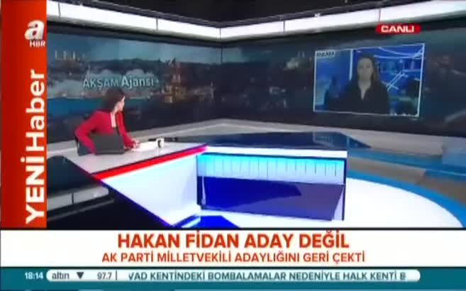 Hakan Fidan adaylığını geri çekti