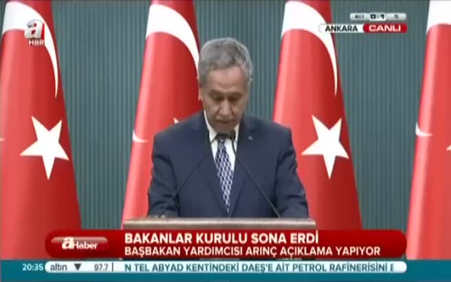 Saray'da 2. Kabine toplantısı