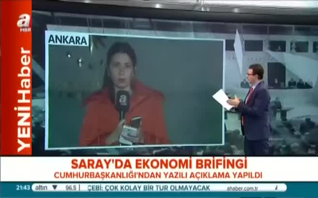Saray'da ekonomi brifingi