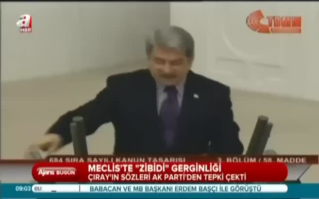 Meclis'te "zibidi" gerginliği