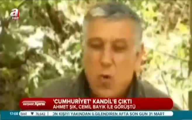 Ahmet Şık Kandil'e çıktı