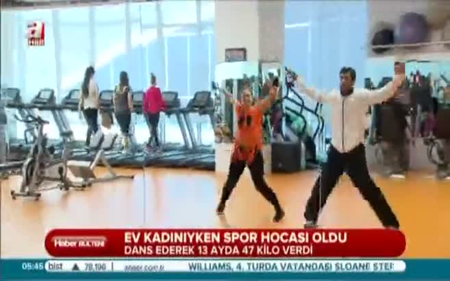 Zumba ile 47 kilo verdi