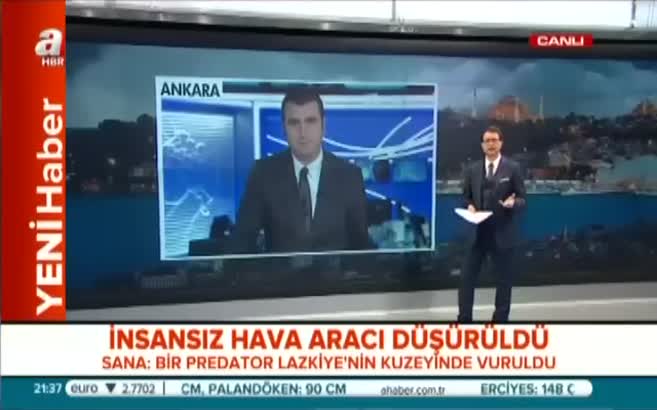 Suriye’de ABD uçağı düşürüldü