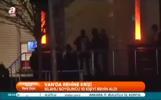 Van'da rehine krizi