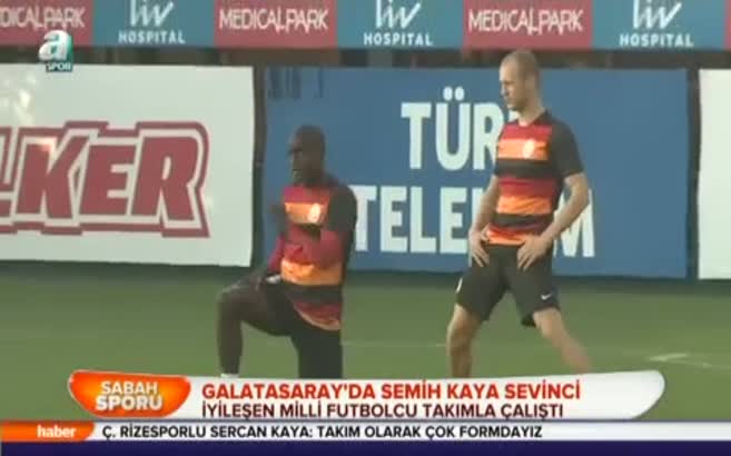 Galatasaray'da Semih Kaya sevinci
