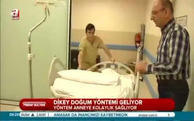 "Ayakta doğum" yöntemi