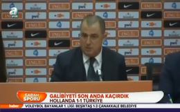 Galibiyeti son anda kaçırdık