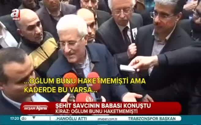 Kiraz: Oğlum namusuyla şerefiyle öldü