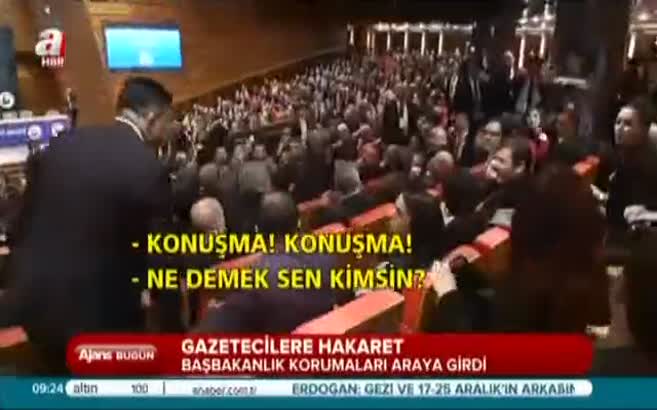 Görevini yapan gazetecilere hakaret