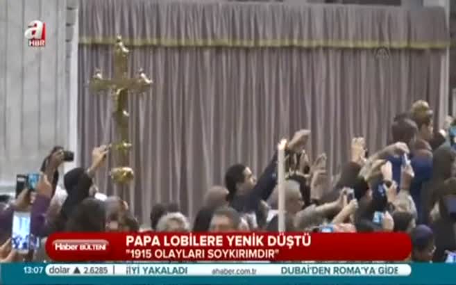 Papa lobilere yenik düştü