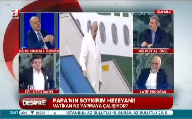 Papa’nın yaptığı Türk düşmanlığı ve İslam aleyhtarlığıdır