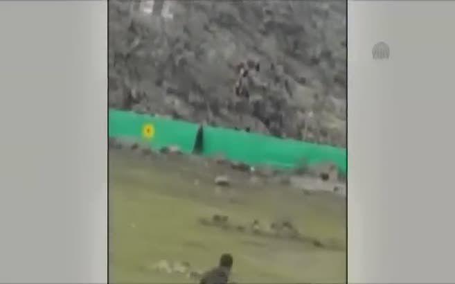 İşte Ağrı'da PKK propagandasının görüntüleri