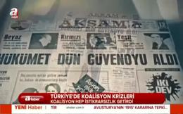 Türkiye’de koalisyon krizleri