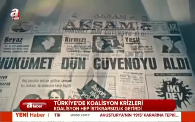 Türkiye'de koalisyon krizleri