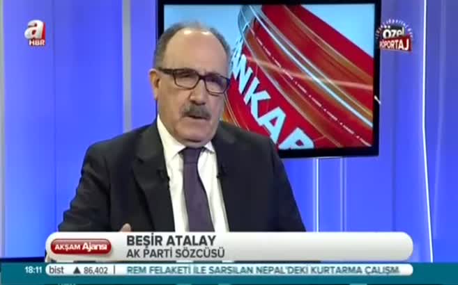 Beşir atalay: Yapılanlar gözü dönmüşlük