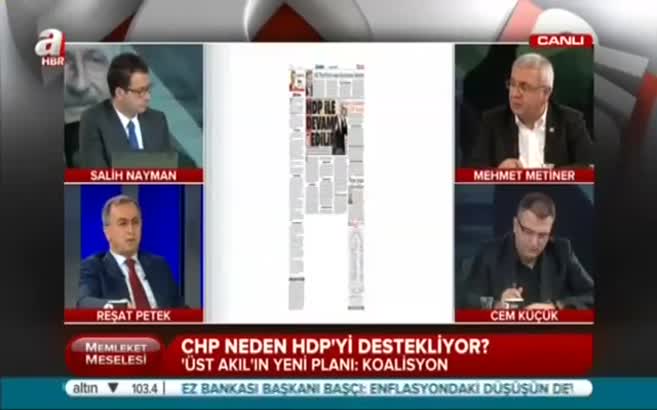 Mehmet Metiner: CHP - HDP ittifakı paralel işi