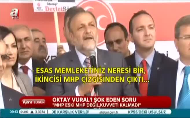 Oktay Vural'ı şoke eden çıkış