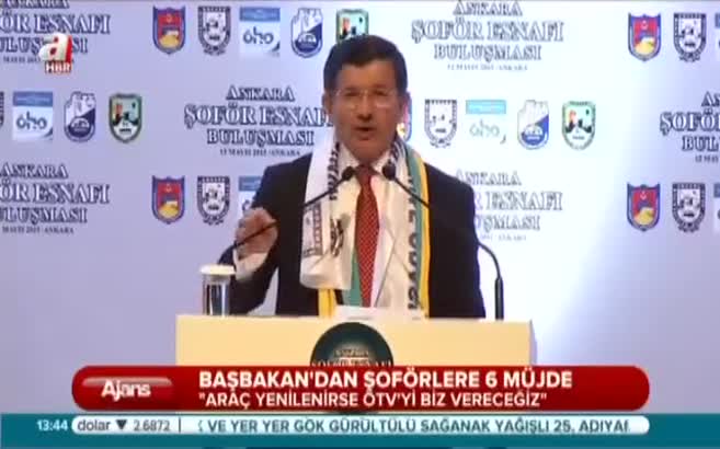 Başbakan'dan binlerce şoföre müjde