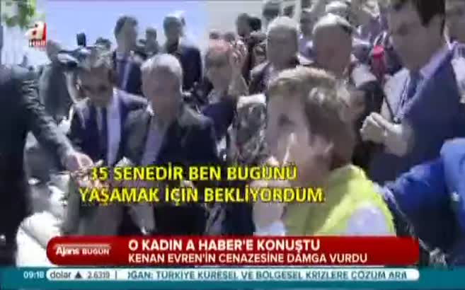 O kadın A Haber'e konuştu