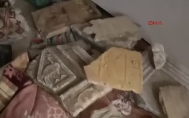 3 kamyon dolusu tarihi eser ele geçirildi