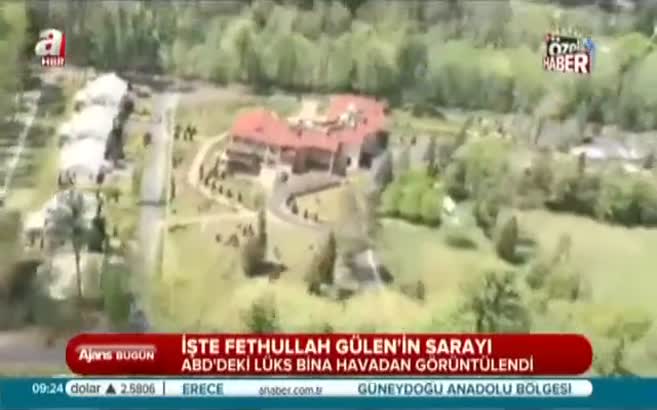 İşte Fethullah Gülen'in sarayı