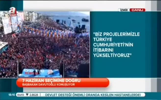 Davutoğlu İzmir'de konuştu