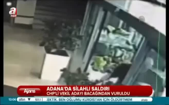 Chp'li aday bacağından vuruldu