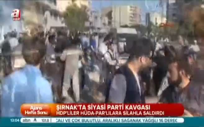 HDP'liler HÜDA-PAR'lılara silahla saldırdı