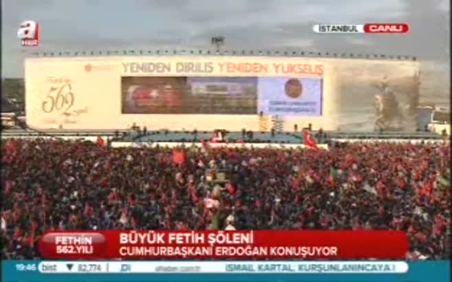 Cumhurbaşkanı Erdoğan Fetih Suresi'ni okudu