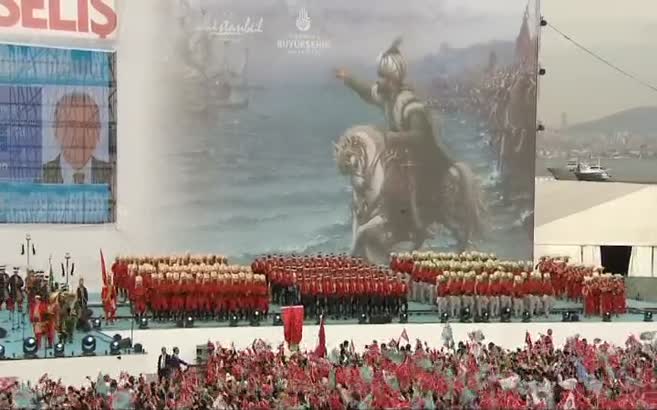 Mehteran Birliği'nden müthiş şov