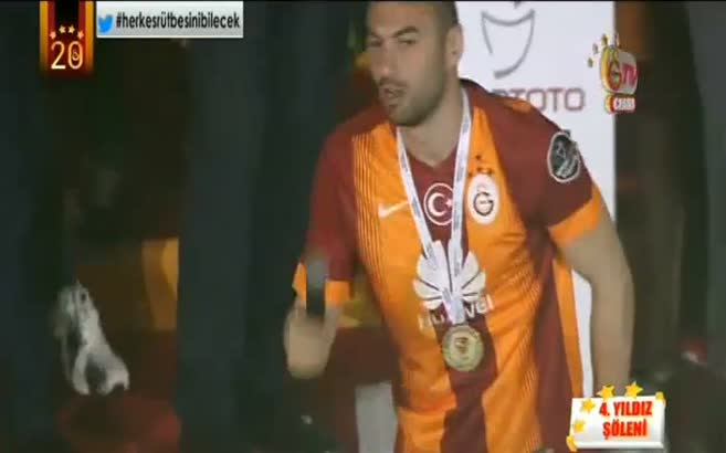 Galatasaray'ın şampiyonluk kutlaması