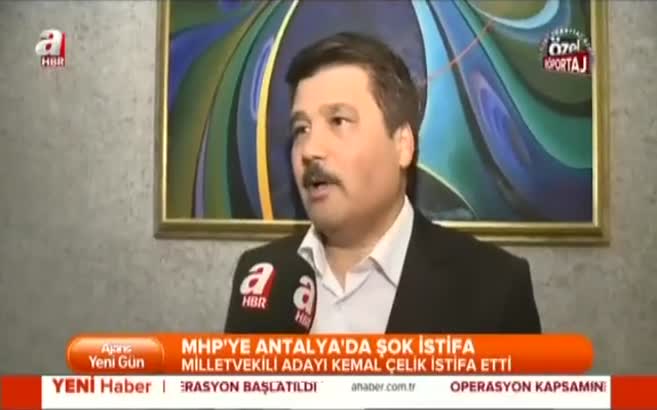 MHP'de istifa depremi