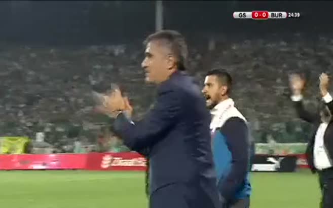 Bursaspor 1- Galatasaray 0 Fernandao (Dk. 27 )
