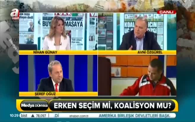 Avni Özgürel: Erken seçim 2016 Nisan’ında