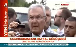Deniz Baykal’dan görüşme sonrası açıklama