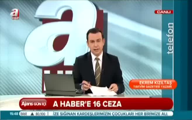 Ekrem Kızıltaş A Haber'e verilen cezayı değerlendirdi