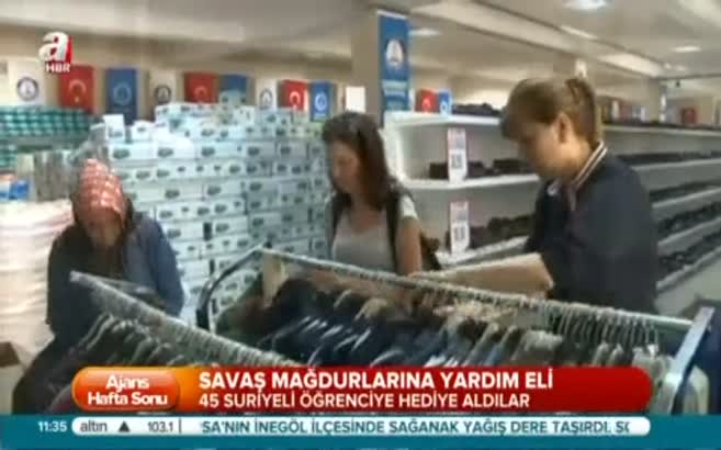 Suriyeli öğrencilere yardım eli