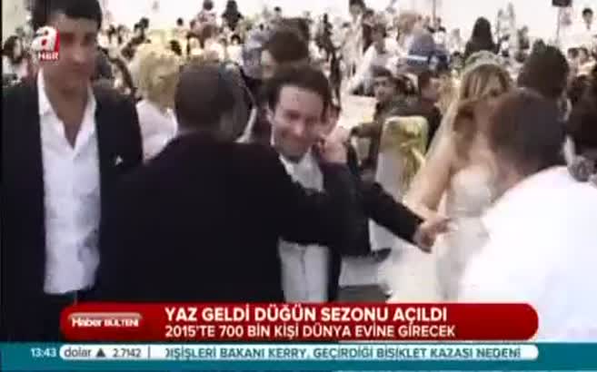 Düğün sezonu açıldı