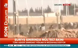 Suriye sınırında mülteci akını