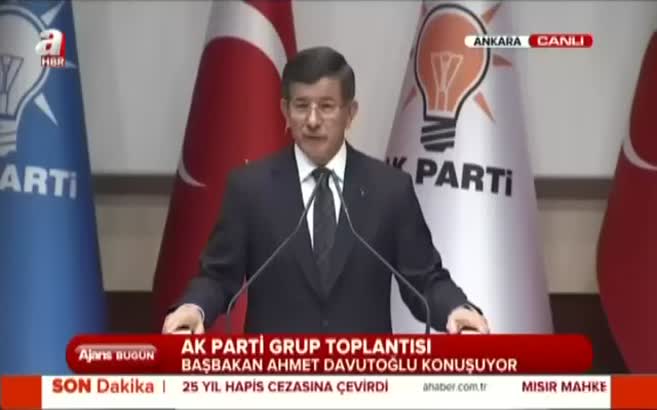 Davutoğlu'nun o sözleri ayakta alkışlandı